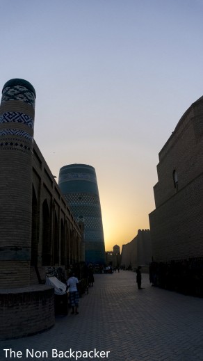 Khiva at sunset